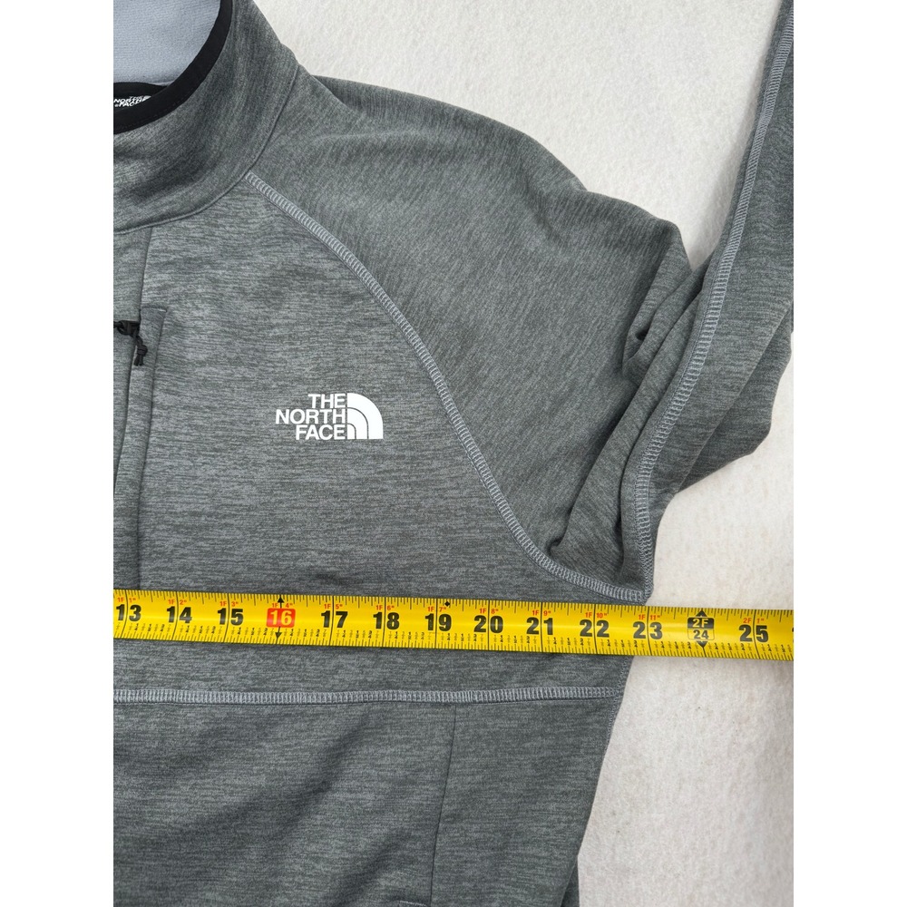 The North Face Mens L Canyonlands Full Zip Fleece Sweater Jacket Gray Outdoors - Picture 8 of 12
